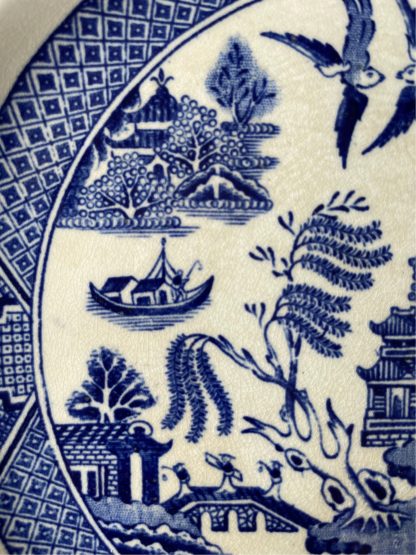 Blue and white porcelain plate - Image 4
