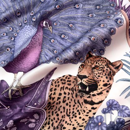 Purple Wonderland Art Scarf - Image 2