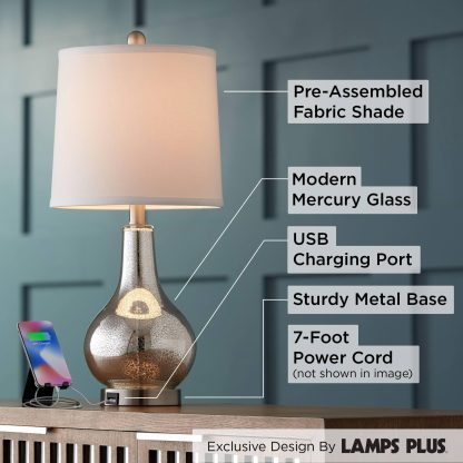Ice crack glass table lamp - Image 6