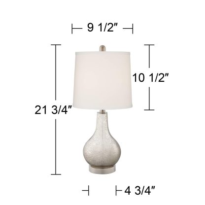Ice crack glass table lamp - Image 5