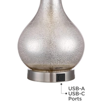 Ice crack glass table lamp - Image 4