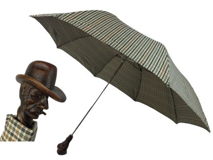 Retro Plaid Gentleman Umbrella