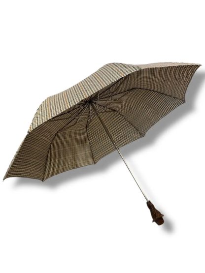 Retro Plaid Gentleman Umbrella - Image 6