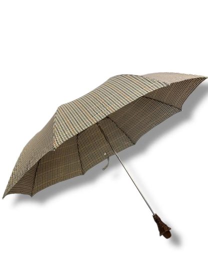 Retro Plaid Gentleman Umbrella - Image 5