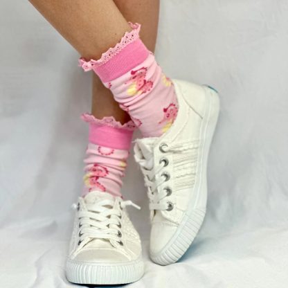 Childlike seahorse lace socks - Image 2