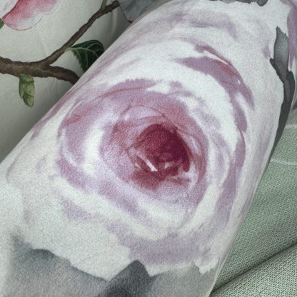 Ink Rose Cylindrical Pillow - Image 4