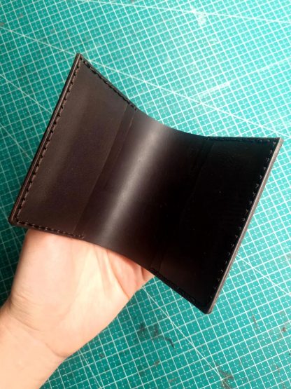 Vintage Brown Leather Card Holder - Image 6