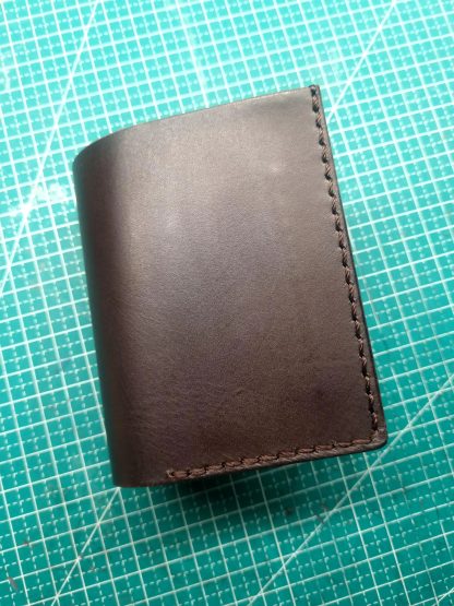 Vintage Brown Leather Card Holder - Image 5
