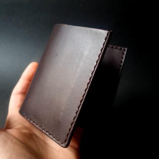 Vintage Brown Leather Card Holder