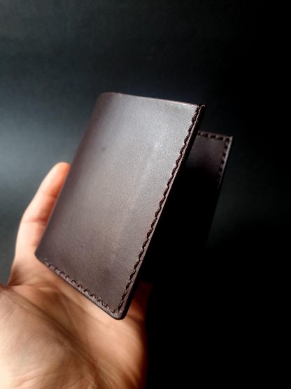 Vintage Brown Leather Card Holder