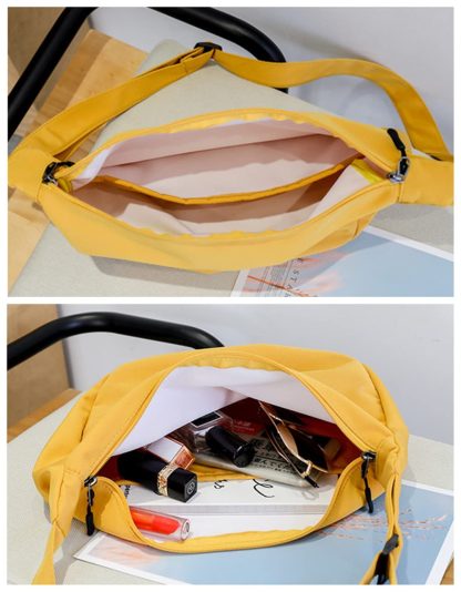 Warm Yellow Crescent Shoulder Bag - Image 2