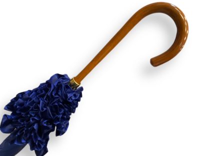 French court style satin long umbrella - Image 9