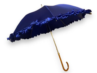 French court style satin long umbrella - Image 8