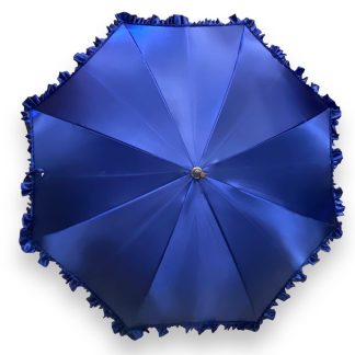 French court style satin long umbrella