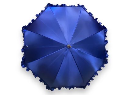French court style satin long umbrella