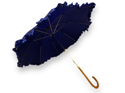 French court style satin long umbrella - Image 6