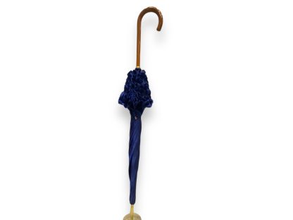 French court style satin long umbrella - Image 5
