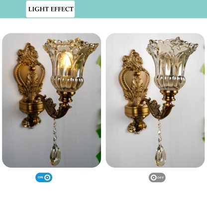 European retro wall lamp - Image 4