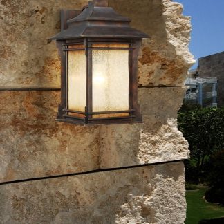 Retro rural style outdoor wall lamp