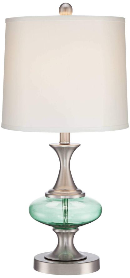 Modern simple style glass metal table lamp - Image 8