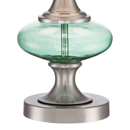 Modern simple style glass metal table lamp - Image 2