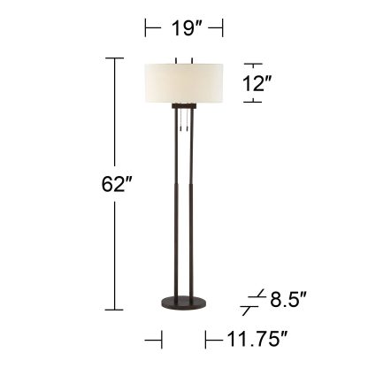 Simple modern double pole floor lamp - Image 7