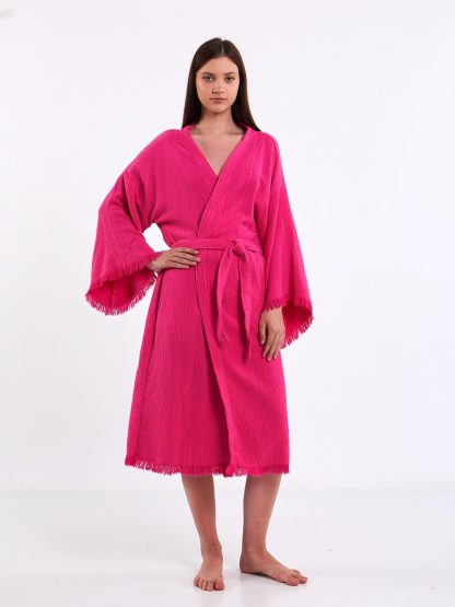 Slouchy Cotton Terry Bathrobe - Image 6