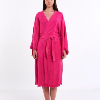 Slouchy Cotton Terry Bathrobe