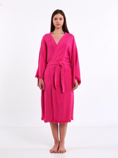 Slouchy Cotton Terry Bathrobe
