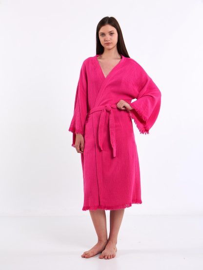 Slouchy Cotton Terry Bathrobe - Image 3