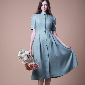 Vintage Linen Dress