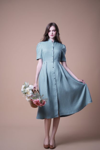 Vintage Linen Dress