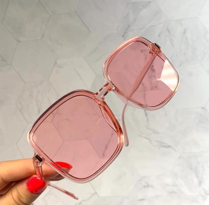 Sweet cool pink frame sunglasses
