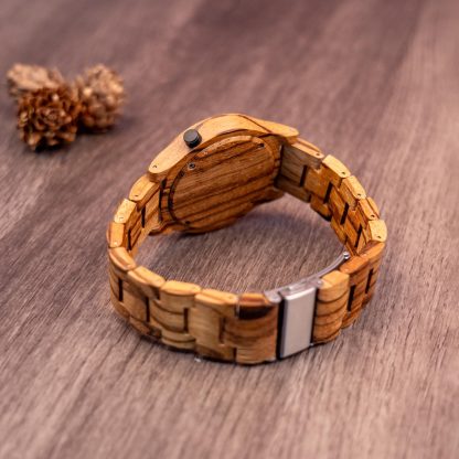 Handmade Wooden Quartz Watch - Image 4