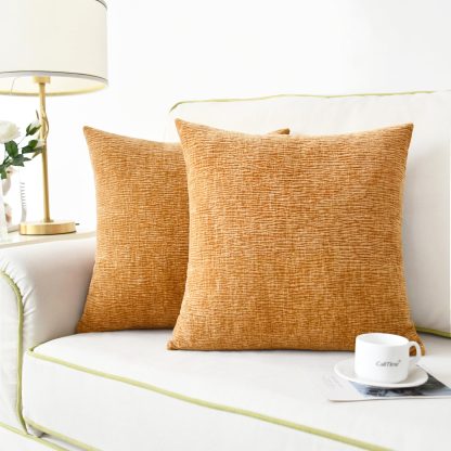 Warm brown texture pillowcase