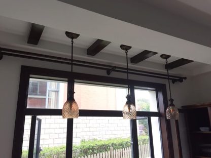 Pineapple Shaped Glass Chandelier - Image 6