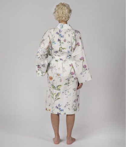 Printed silk robe - Image 2