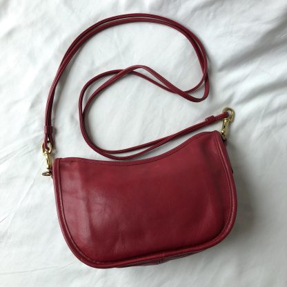 Vintage Red Saddle Bag - Image 5
