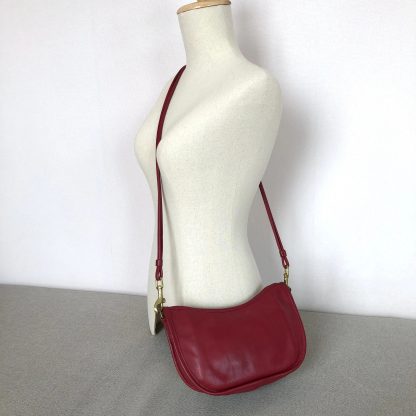 Vintage Red Saddle Bag - Image 3