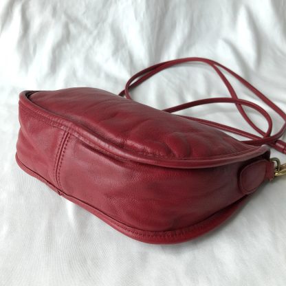 Vintage Red Saddle Bag - Image 2