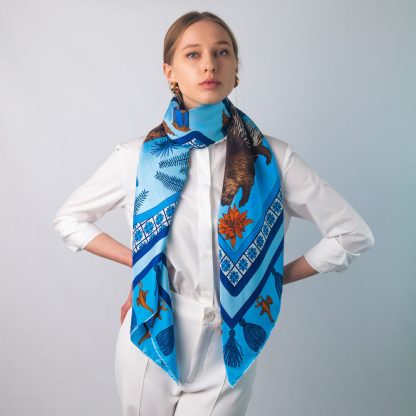 Desert Creatures Print Scarf - Image 5