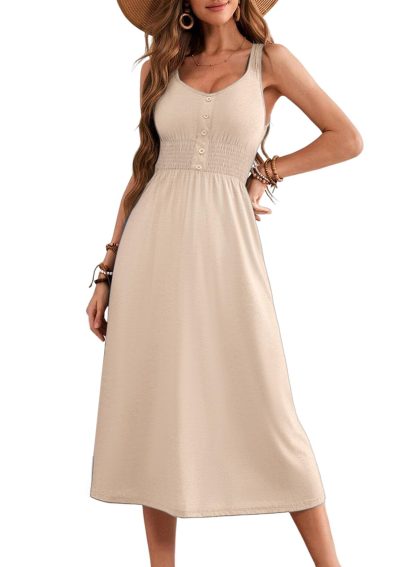 French sleeveless waist dress - Image 6