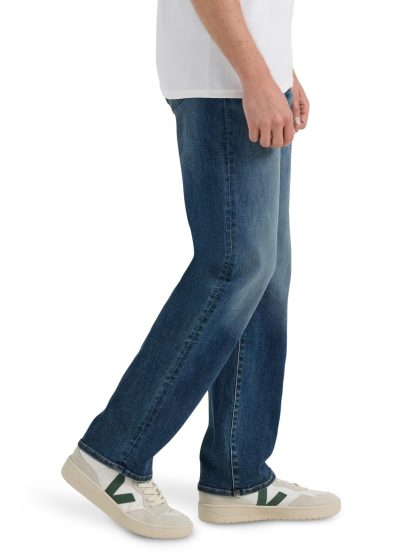 Mid Indigo Relaxed Flared Jeans - Image 4