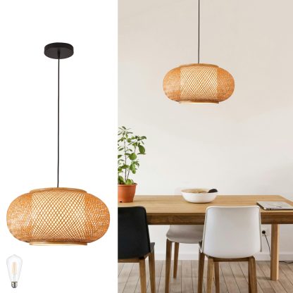 Rattan Art Chandelier - Image 10