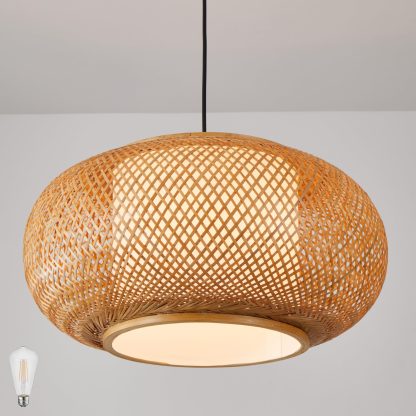 Rattan Art Chandelier - Image 9