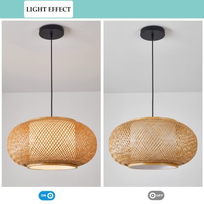 Rattan Art Chandelier - Image 7