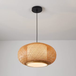 Rattan Art Chandelier