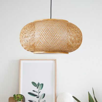 Rattan Art Chandelier - Image 4