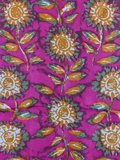 Vintage floral silk square scarf - Image 3