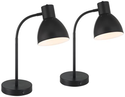 Simple style metal table lamp
